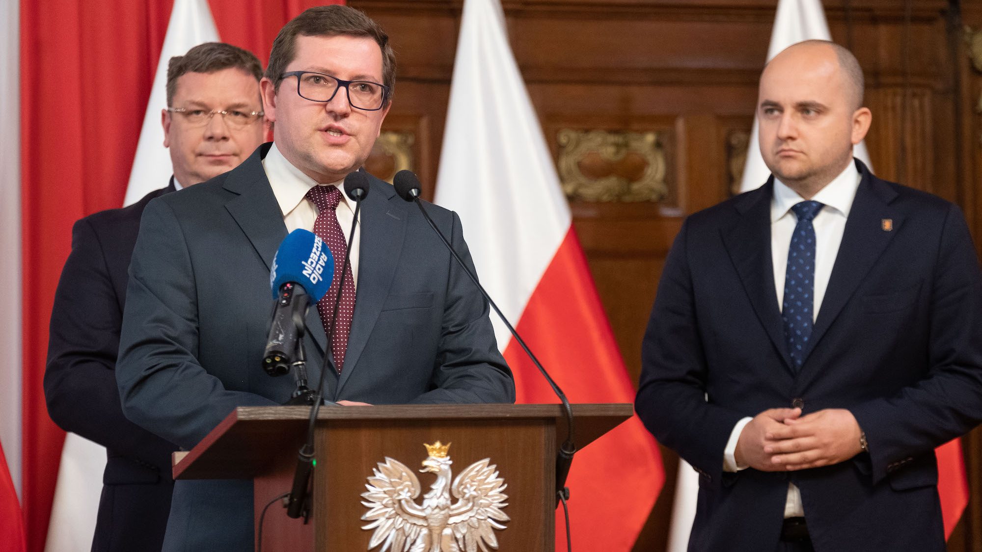 Minister Michal Wojcik w Szczecinie