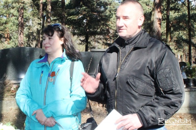 Na zdjęciu: Jerzy Tyc i Ekaterina Cywilska Fot. Regnum
