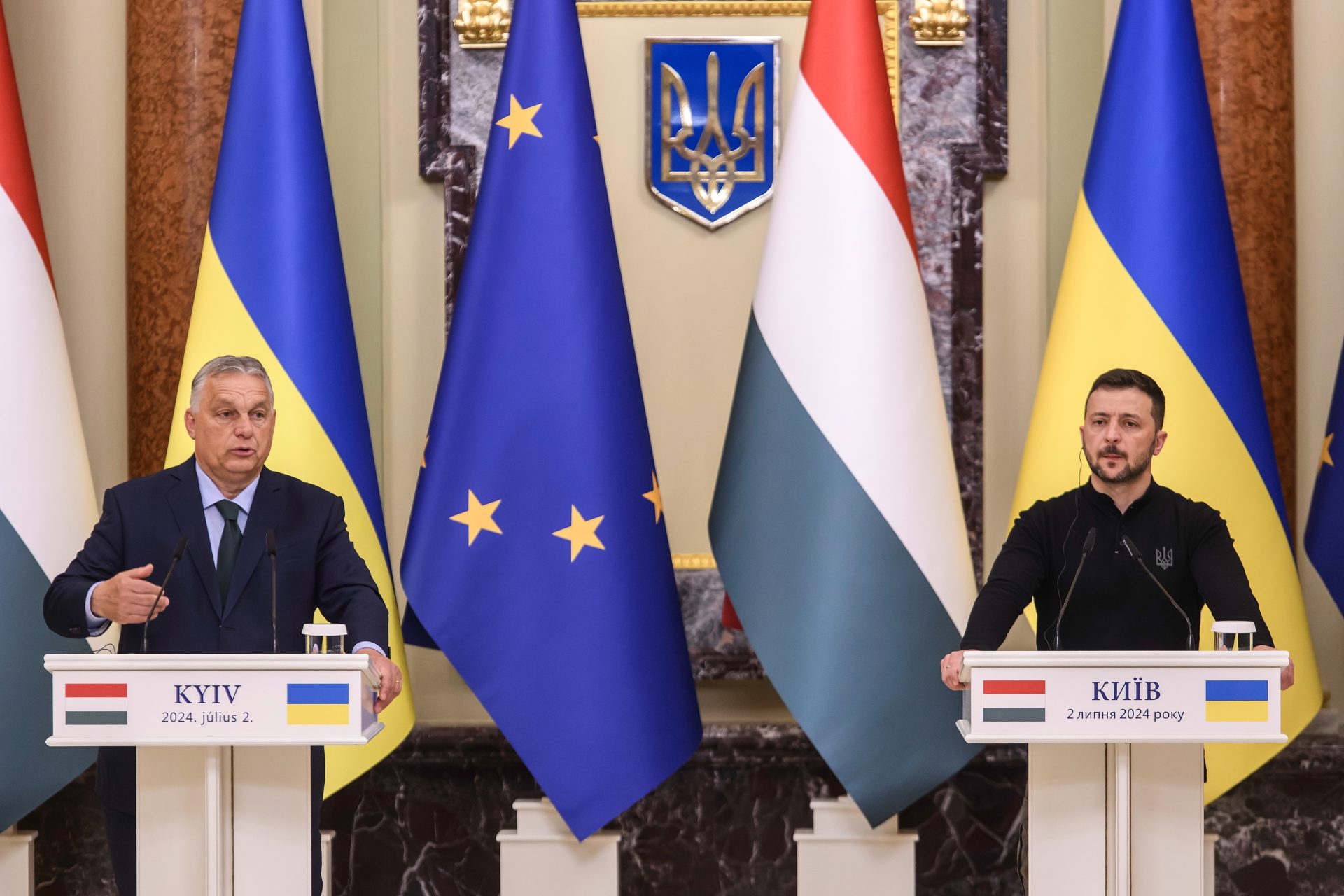 Szijjártó uhonorowany Orderem Przyjaźni przez Siergieja Ławrowa | źródło: materiały prasowe węgierskiego rządu | Kormany.hu